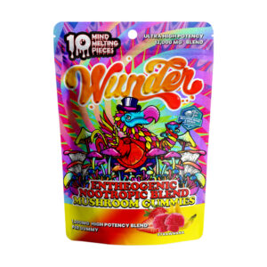 Wunder Mushroom Gummies High Potency Entheogenic Strawnana