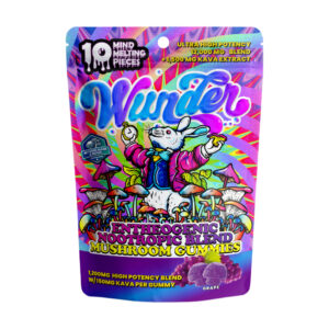 Wunder Mushroom Gummies High Potency Entheogenic Kava Grape