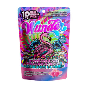 Wunder Mushroom Gummies High Potency Entheogenic Blue Lotus Pink Lemonade